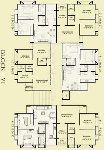  eco-green Images for Cluster Plan of Takshashila Eco Green