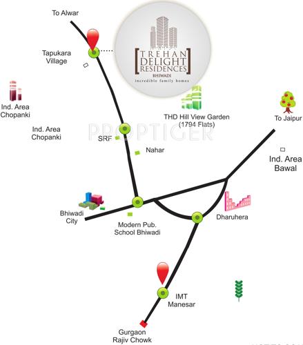 Images for Location Plan of Trehan Delight Residence Tower D