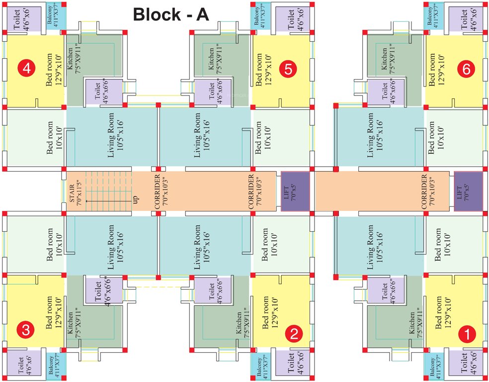 Images for Cluster Plan of Alishan Little Odisha Apartments