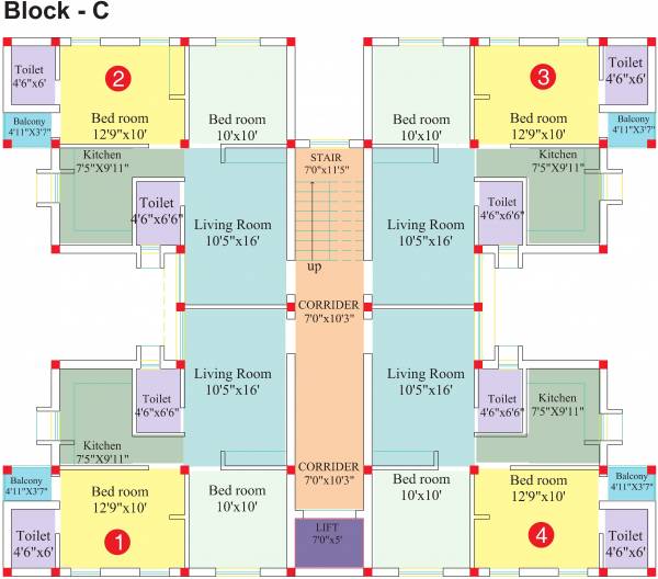Images for Cluster Plan of Alishan Little Odisha Apartments