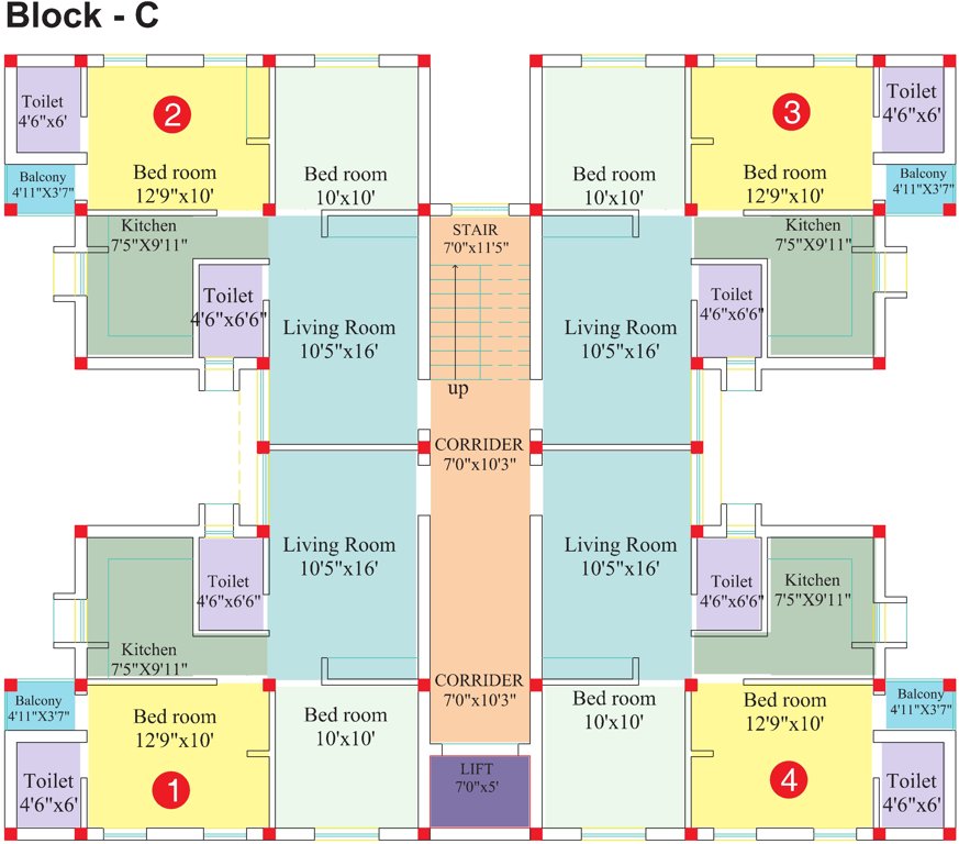 Images for Cluster Plan of Alishan Little Odisha Apartments