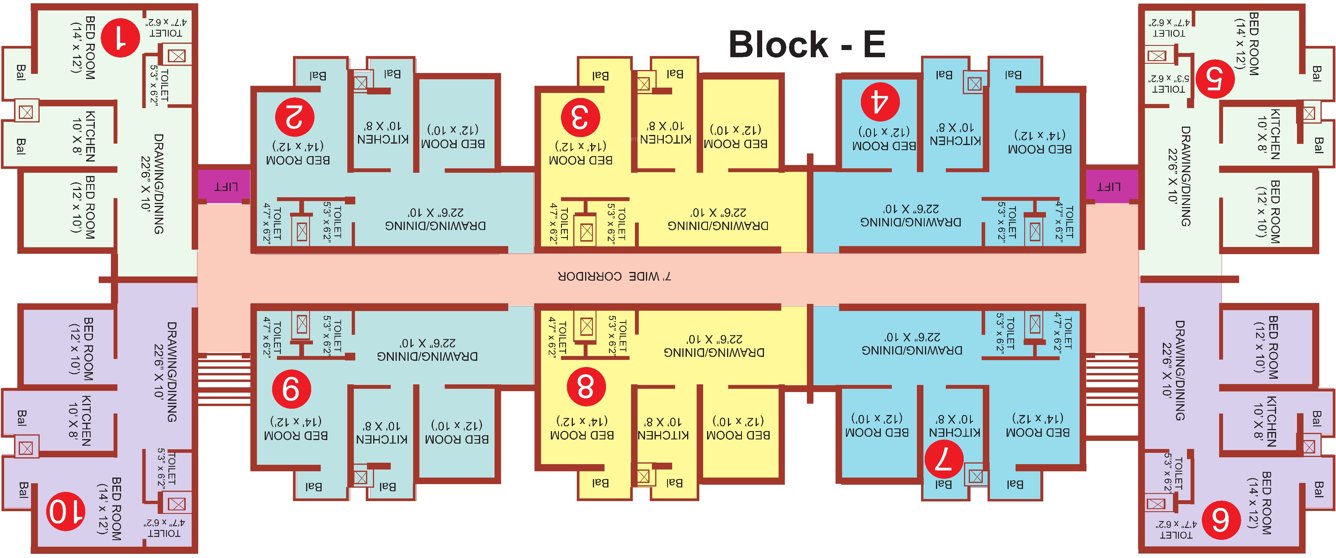 Images for Cluster Plan of Alishan Little Odisha Apartments