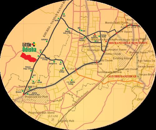 Images for Location Plan of Alishan Little Odisha Apartments