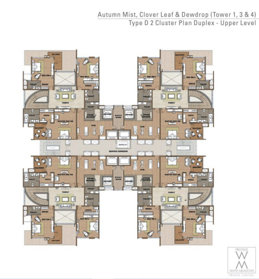  white-meadows-villas Cluster Plan