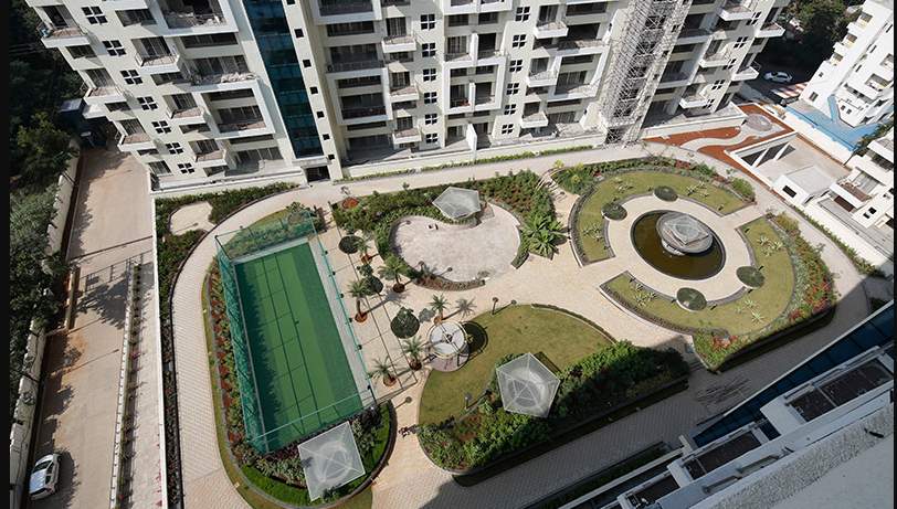  city one Landscape Garden and Tree Planting