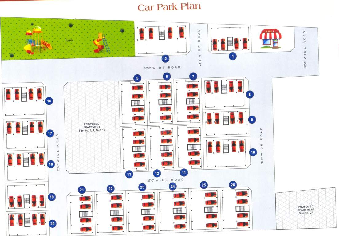  mayuri phase iii Images for Cluster Plan of Ramani Mayuri Phase III