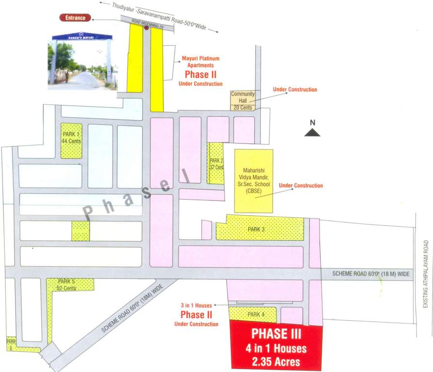  mayuri phase iii Images for Master Plan of Ramani Mayuri Phase III