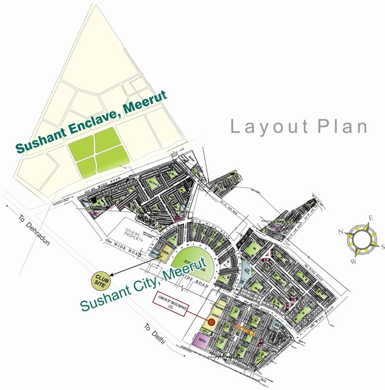 Images for Layout Plan of Ansal Sushant City Meerut