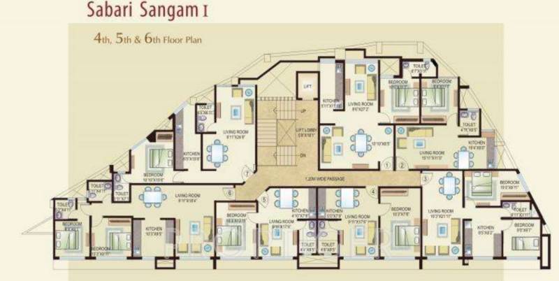  sangam-wing-a Images for Cluster Plan of Shiv Sangam Wing A