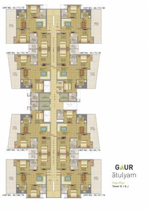Images for Cluster Plan of Gaursons Atulyam