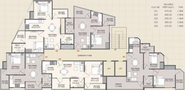 Images for Cluster Plan of Auric Prime Suites