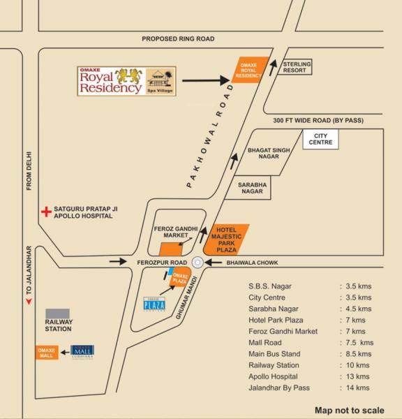 Images for Location Plan of Omaxe Royal Residency