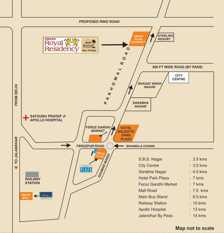 Images for Location Plan of Omaxe Royal Residency