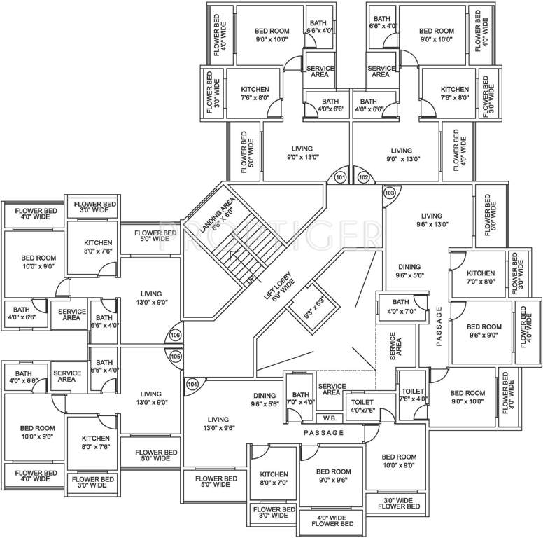  highlands Images for Cluster Plan of Mohan Highlands