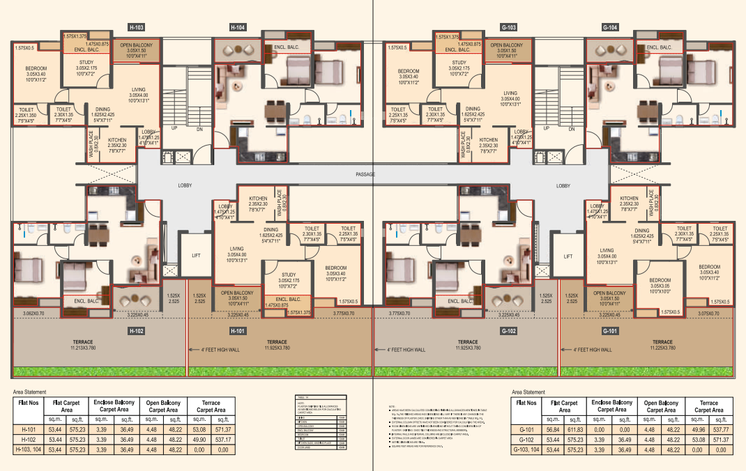  the leaf Wing B Cluster Plan