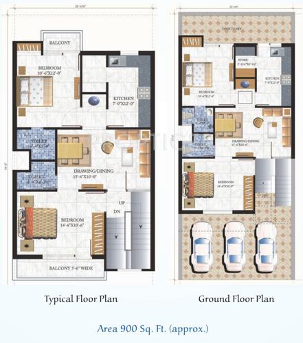  shubhangan Images for Cluster Plan of Omaxe Shubhangan