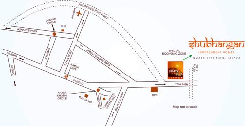  shubhangan Images for Location Plan of Omaxe Shubhangan