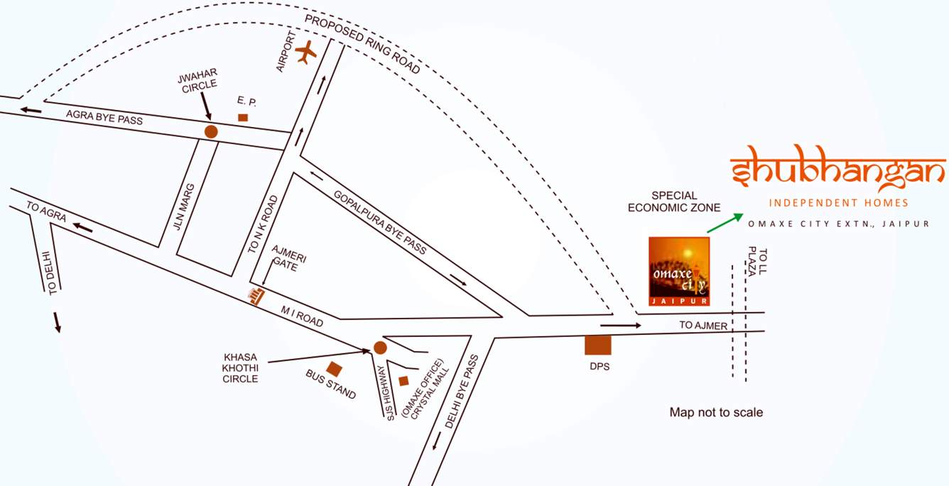 shubhangan Images for Location Plan of Omaxe Shubhangan