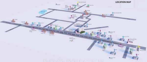 Images for Location Plan of Sobha Silicon Oasis Rowhouses