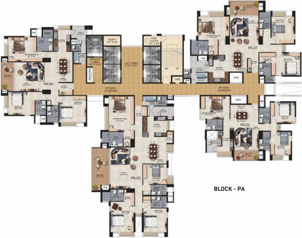 Images for Cluster Plan of CNTC India The Presidential Tower