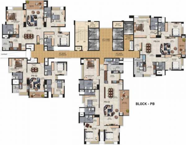 Images for Cluster Plan of CNTC India The Presidential Tower Images for Cluster Plan of CNTC India The Presidential Tower