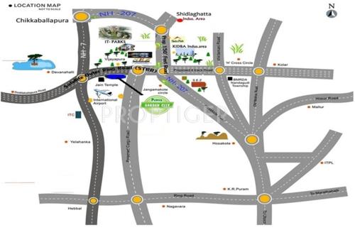  garden-city Images for Location Plan of Purva Garden City