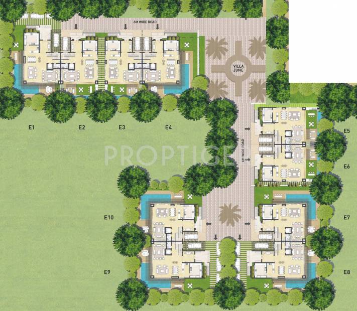 Images for Site Plan of Puri Diplomatic Greens Villa