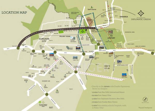Images for Location Plan of Puri Diplomatic Greens Villa Images for Location Plan of Puri Diplomatic Greens Villa