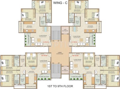  centrum Images for Cluster Plan of Shreeji Centrum