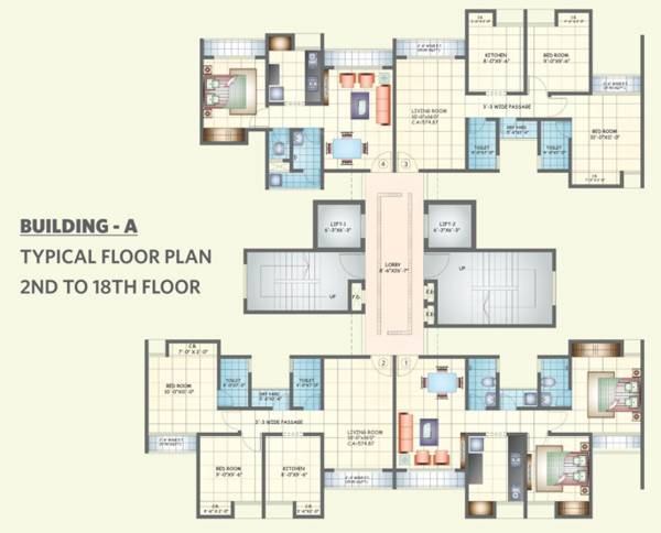 Images for Cluster Plan of Squarefeet Ace Square