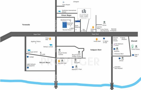 Images for Location Plan of Vascon Platinum Square Phase 1 Images for Location Plan of Vascon Platinum Square Phase 1