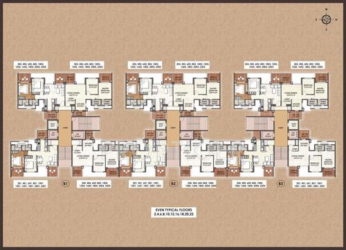 Images for Cluster Plan of Nahar F Residences