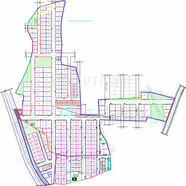 Images for Site Plan of Green City Gachibowli County VI