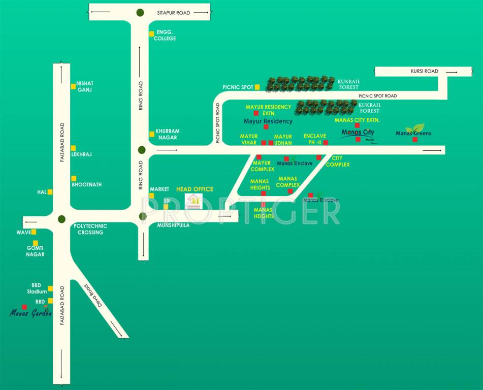 Images for Location Plan of Manas Manas Garden Extension