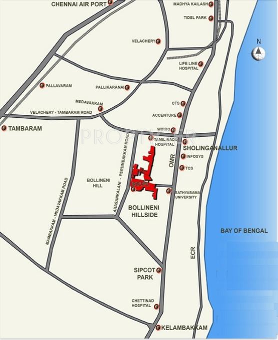 Images for Location Plan of BSCPL Bollineni Hillside Villas