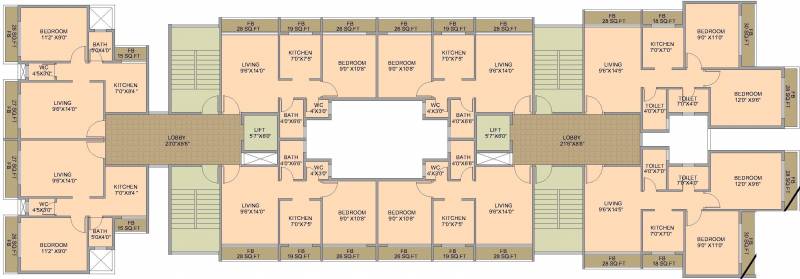  harmony Images for Cluster Plan of Satyam Harmony