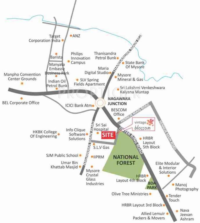  blossom Location Plan