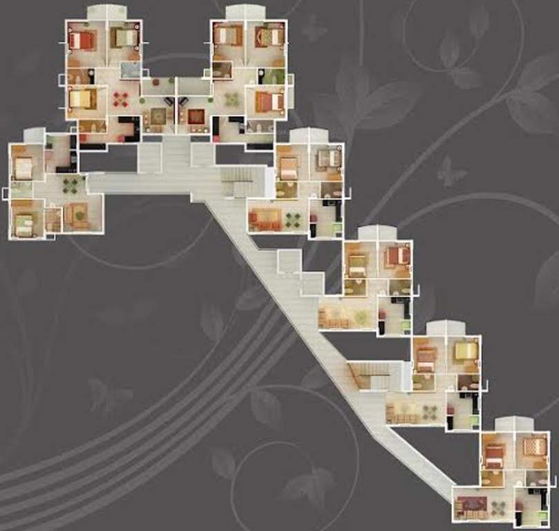 riviera mansion Images for Cluster Plan of Oxoniya Builders Riviera Mansion