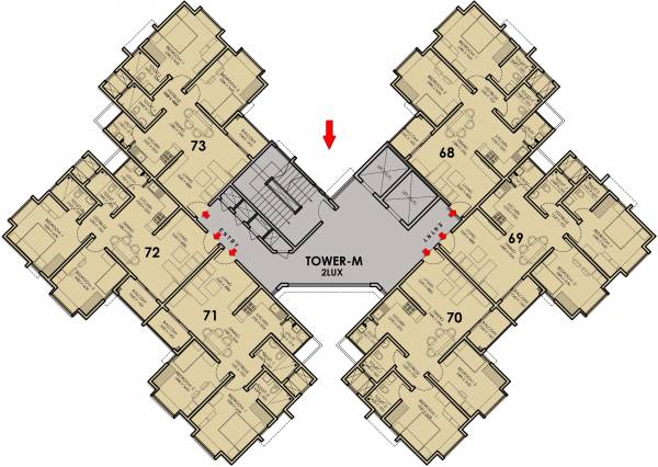 Images for Cluster Plan of DivyaSree Republic Of Whitefield