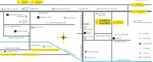Images for Location Plan of Goel Ganga Platino platino Images for Location Plan of Goel Ganga Platino