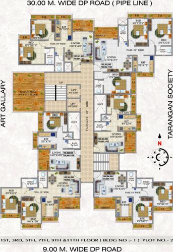  lifestyle Images for Cluster Plan of Kohinoor Lifestyle