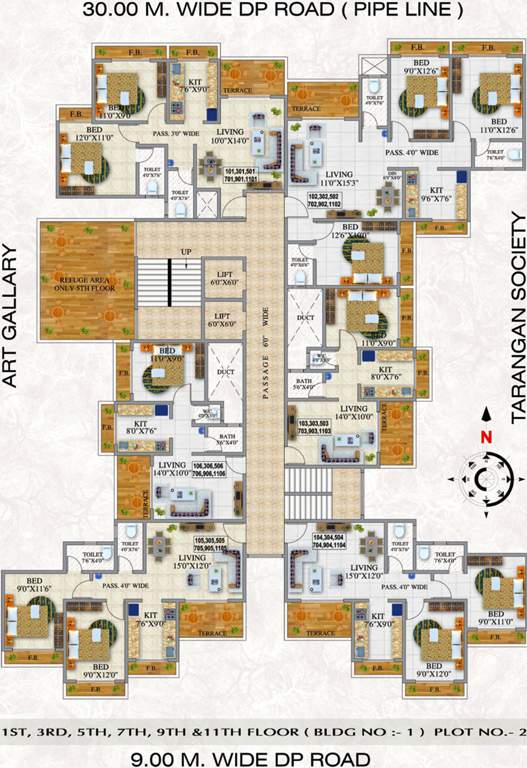  lifestyle Images for Cluster Plan of Kohinoor Lifestyle