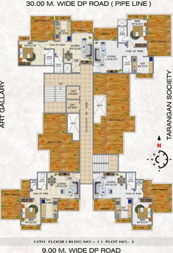  lifestyle Images for Cluster Plan of Kohinoor Lifestyle