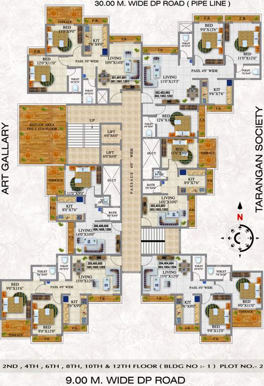  lifestyle Images for Cluster Plan of Kohinoor Lifestyle