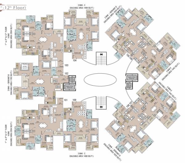 Tower B Cluster Plan emporia Tower B Cluster Plan