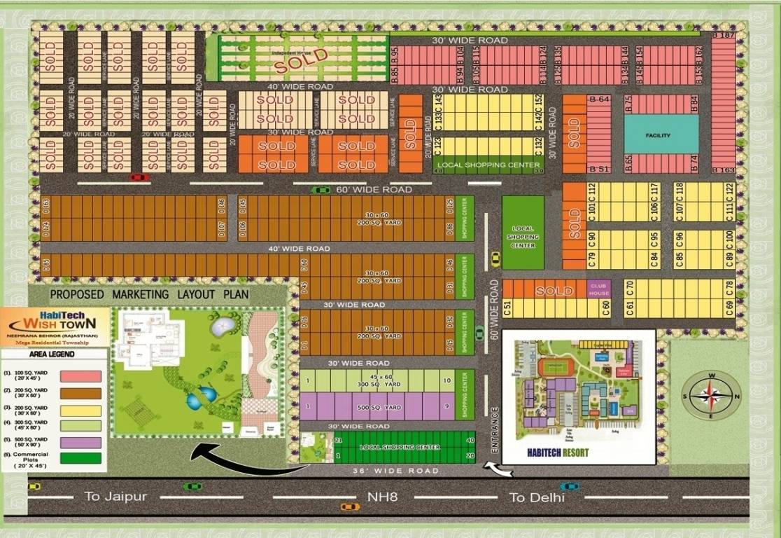 Images for Layout Plan of Habitech Wish Town
