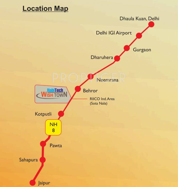 Images for Location Plan of Habitech Wish Town