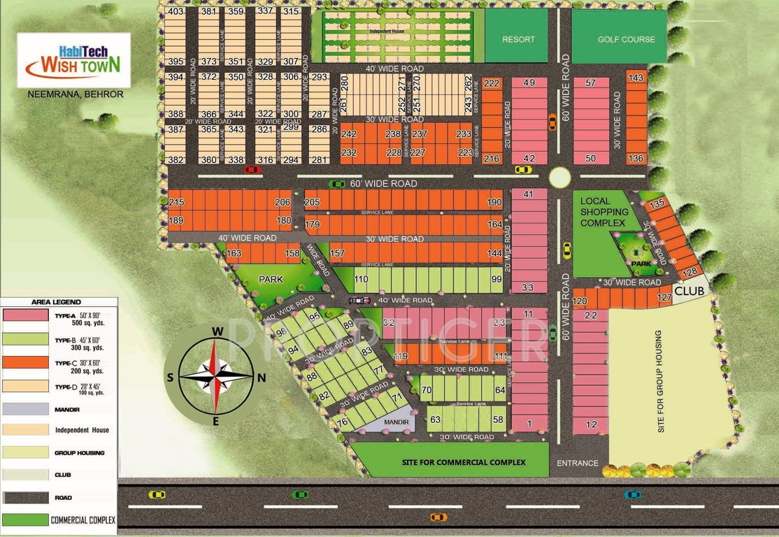 Images for Master Plan of Habitech Wish Town