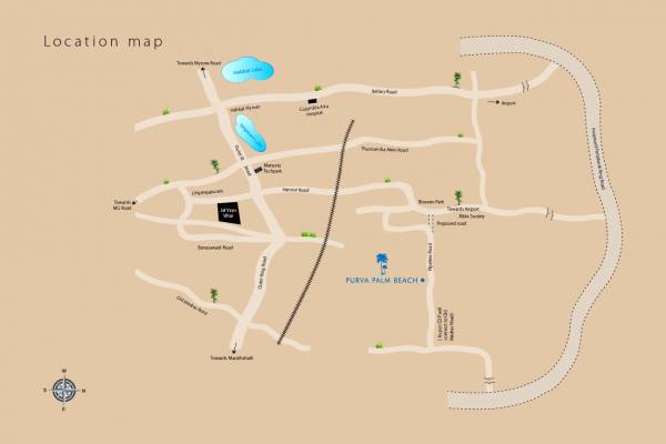 Images for Location Plan of Purva Palm Beach