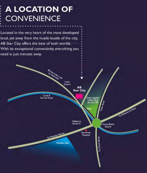Images for Location Plan of Aaradhya AB Star City